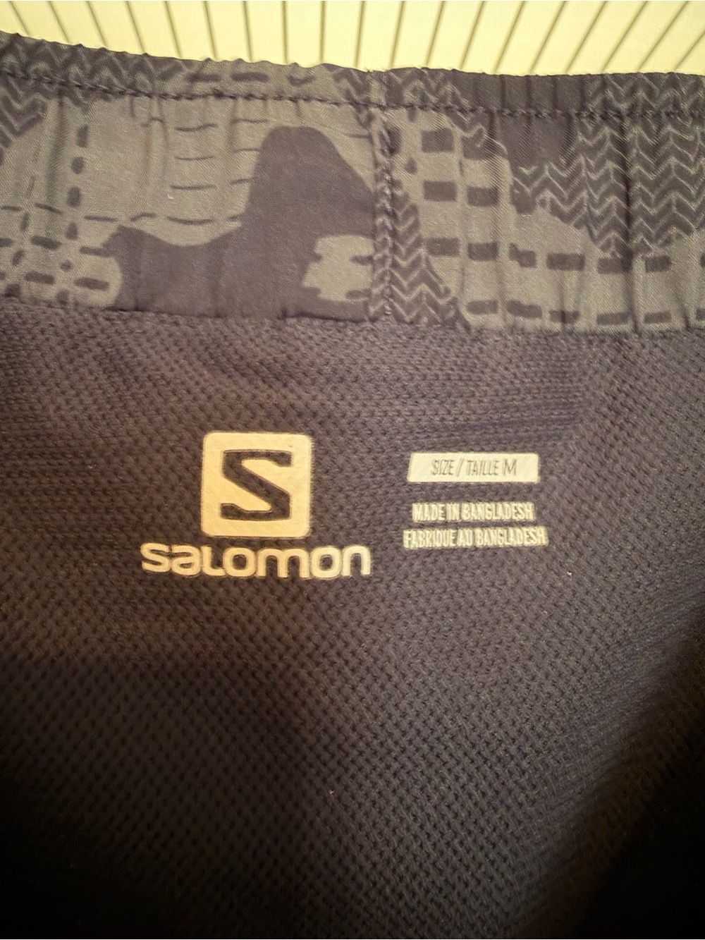 NWOT Salomon Gray Camo Performance Running Shorts M - Picture 7 of 8